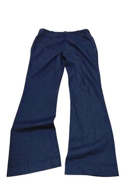 ​New York & Company 7th Avenue Dress Pants Women's 8 Average Dark Blue Flare